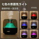アロマエッセンシャルオイルの付属 ミスト2段階調整 ナイトライト付きポータブル加湿器 アロマ加湿器 小型 卓上