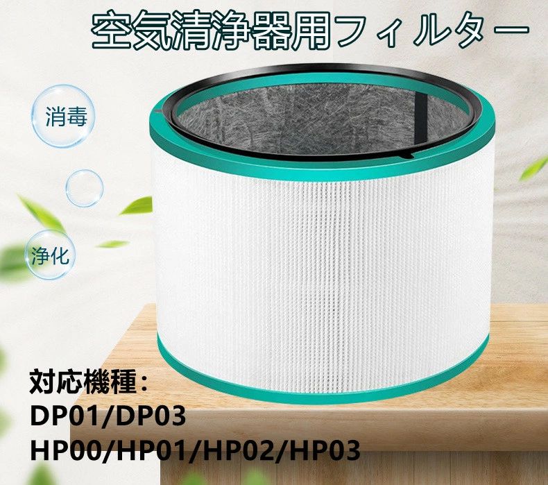 対応 空気清浄機能付ファン HP00/HP01/HP02/HP03用)ダイソン DP01/DP03 シリーズ交換用フィルター(