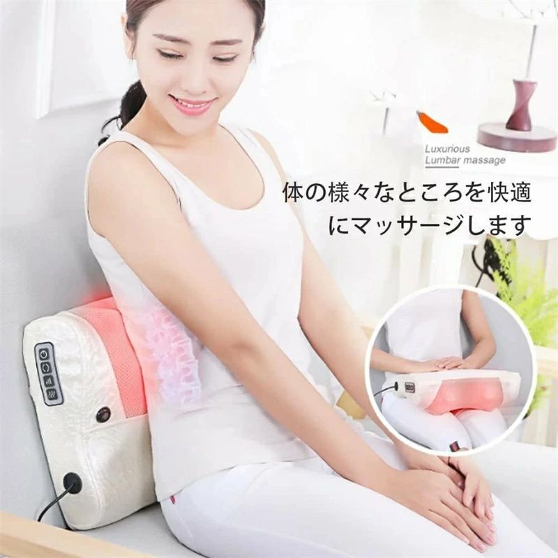 ふくらはぎ 首痛 解消グッズ 肩凝り 腰痛 腰 枕 肩 足 もみ玉マッサージロール 肩...