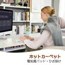 電気 ひざ掛け 肩掛け 敷き 着る毛布 電気ブランケット タイマー付き 温度調節 40〜60℃