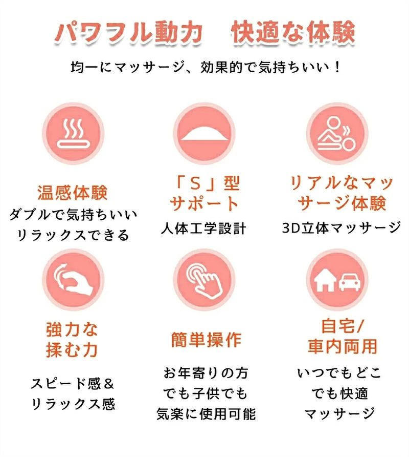 マッサージ器 マッサージ枕 頚椎マッサージピロー 頚椎 牽引