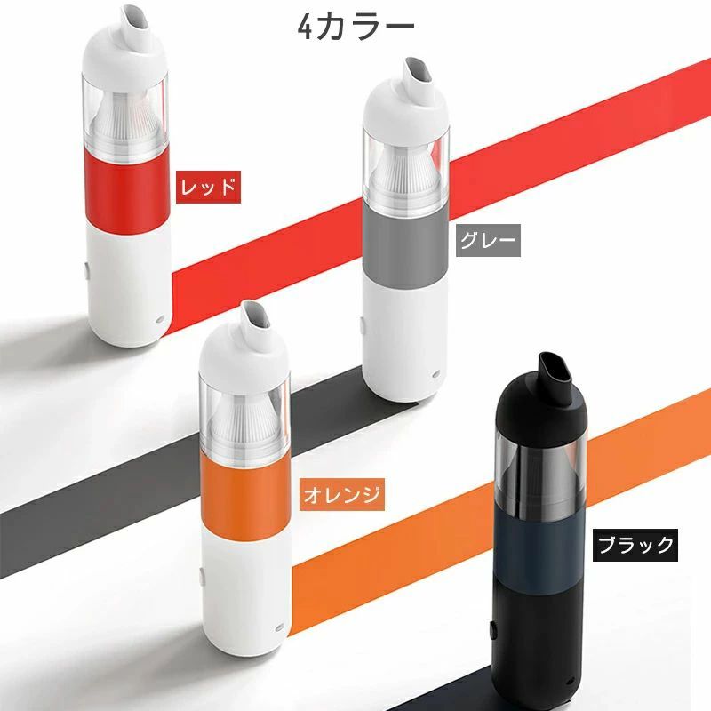 強力 家庭、車、両用車載掃除機 強吸引力 20000Pa コードレス ハンディクリーナー
