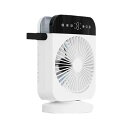 ギフト 自宅用 居間 寝室 策ミニ冷風機 熱中症対 軽量静音 ポータブルクーラー 7色LEDライト スポットクーラー タイマー機能 小型冷風機 卓上クーラー 一...