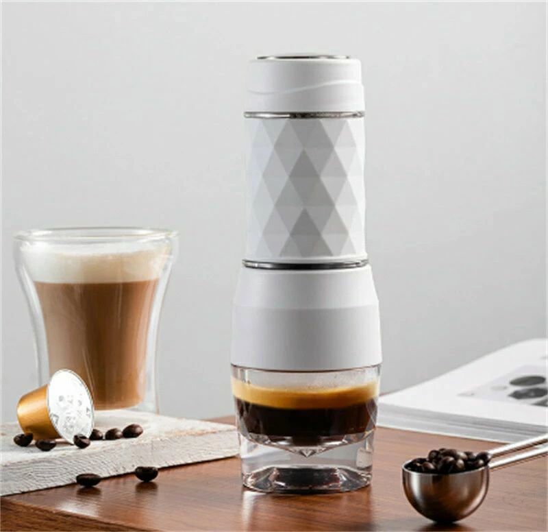 1人用 手動コーヒーミル コーヒーメーカー マニュアル 120MLエスプレッソマシン ティーポット コーヒーメーカー