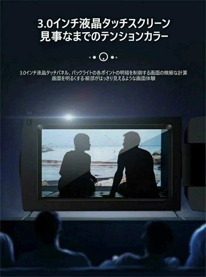 ���������󥵡� DV�ӥǥ������ ���ƥ���� Wifi��ǽ 3��������å���˥��� 16�ܥǥ����륺���� 4800������ 4K