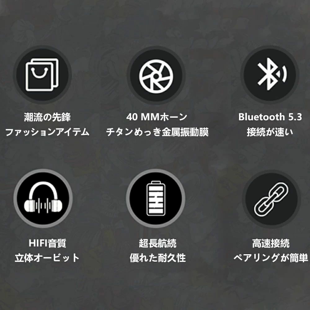 ヘッドホン Bluetooth5.3 ワイヤレス ヘッドセット 首掛け 音楽 密閉型 高音質 ク...