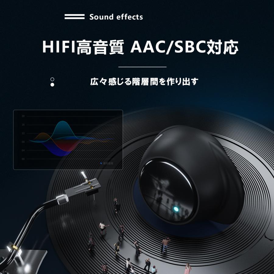 �磻��쥹����ۥ� bluetooth5.3 EDR iPhone �֥롼�ȥ����� ����ۥ� Ķ���� ��ư��³ �Ҽ� ξ�� AAC���б� HiFi �ⲻ�� ���� ios android �ǿ��� ������ ���ե� �ץ쥼��� ����� ����̵��