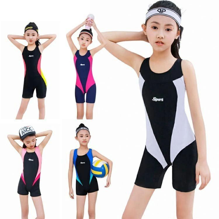 子供 学校用 競泳水着 体型カバー スイムウェア 子供用 水着 おしゃれ フィットネス ジュニア 練習用 スクール水着 女の子 水着