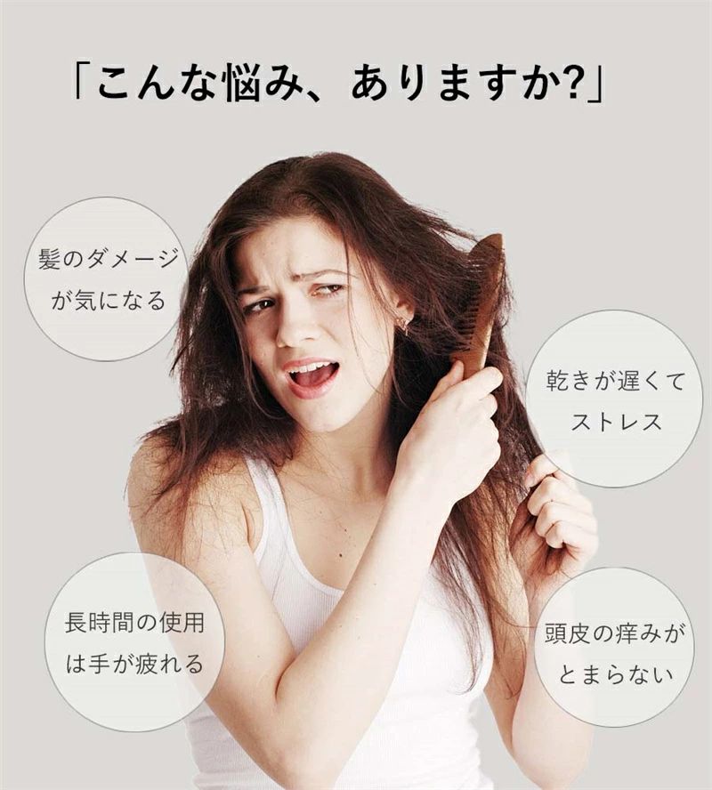 美容院/家庭/旅行/出張/ホテル 57℃恒温 マイナスイオン イオンドライヤー 速乾 大風量 ヘアドライヤー