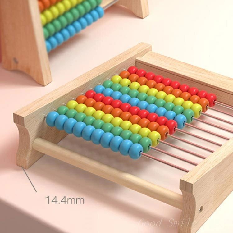 引き算 知育玩具木のおもちゃ 数字カード 学習玩具 百玉そろばん 知育 小学生 数字...