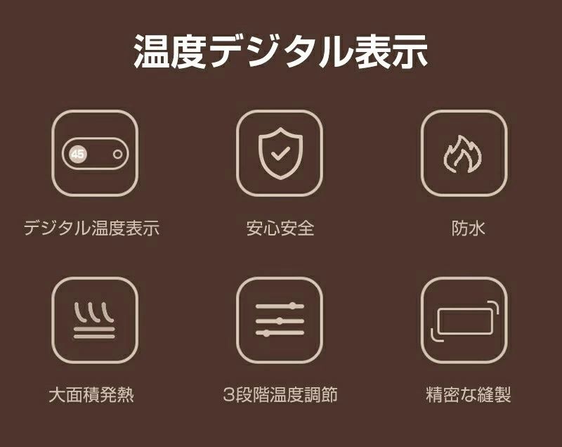 オフィス デスクワーク 省エネ ホットカーペット 大判サイズ ホットマット 暖房 テ...