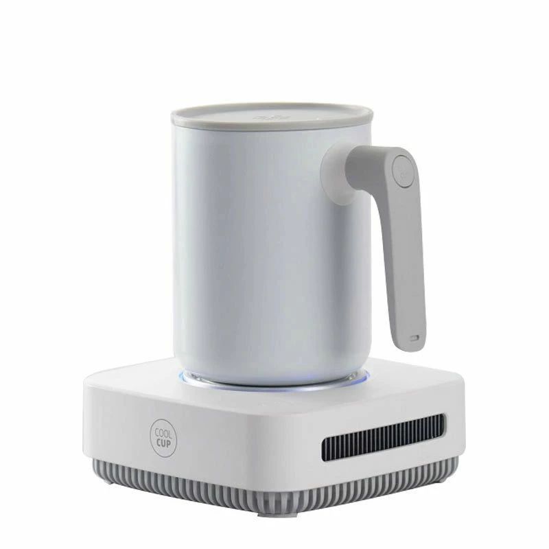 8℃〜55℃ カップホルダー 保温?保冷?急速冷却 セラミックスカップ LED表示 スマートリマインダー機能