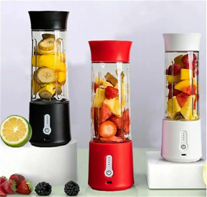 ジューサー 氷も砕ける コードレス スムージー 小型 ミキサー 丸洗い可 野菜&果物&離乳食用 洗いやすい USB充電式