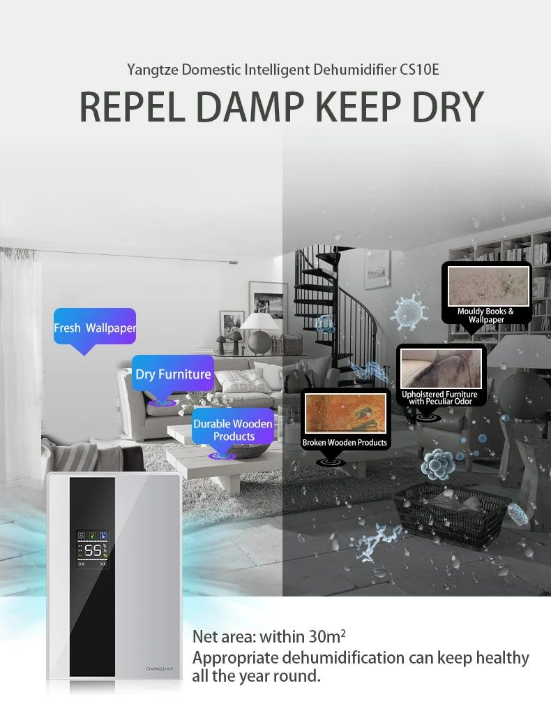 小型 除湿器 コンパクト 20畳 半導体式 ワンタッチ操作 部屋干し カビ防止 梅雨対策