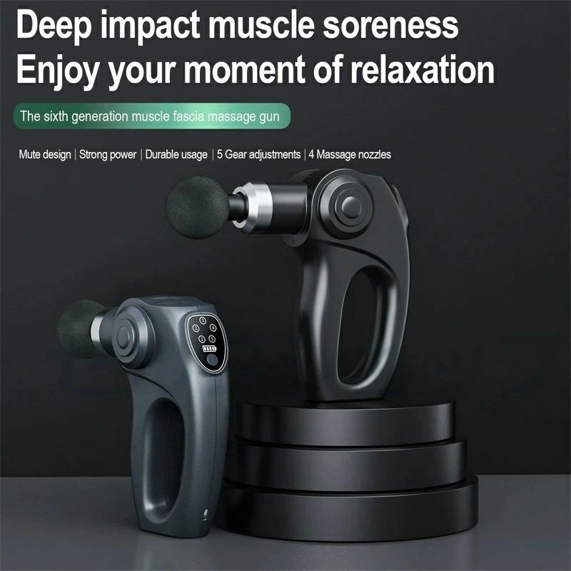 ストア石丸の電動マッサージャー器 ハンディマッサージャー ガン 軽量 マッサージガン 筋膜リリース｜アングル3
