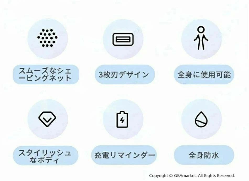 電動シェーバー 電気シェーバー ボディシェーバー シェーバー 女性用 全身 脱毛器 ...