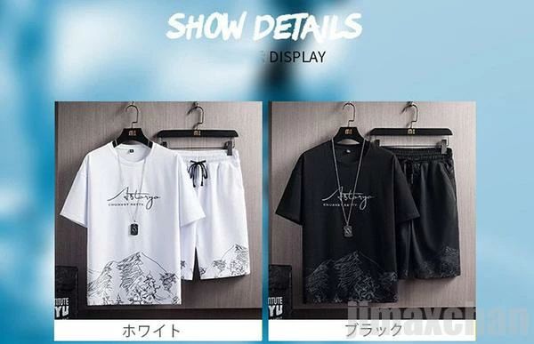半パン 短パン スポーツ Tシャツショーツセット ショートパンツ ハーフパンツ 半袖Tシャツ 2点セット メンズ 気楽