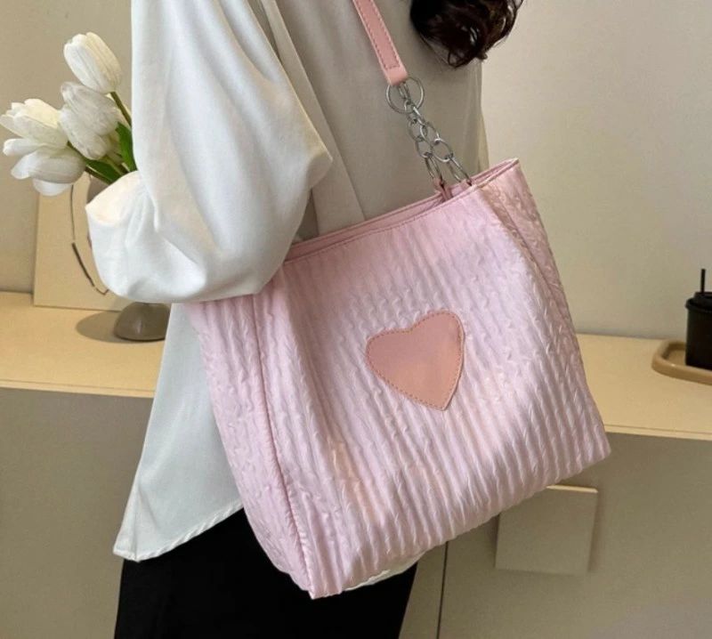 大学生の授業でワンショルダーリュック大バッグ女性大容量2025新モデル夏高級感通勤トートバッグ(4)