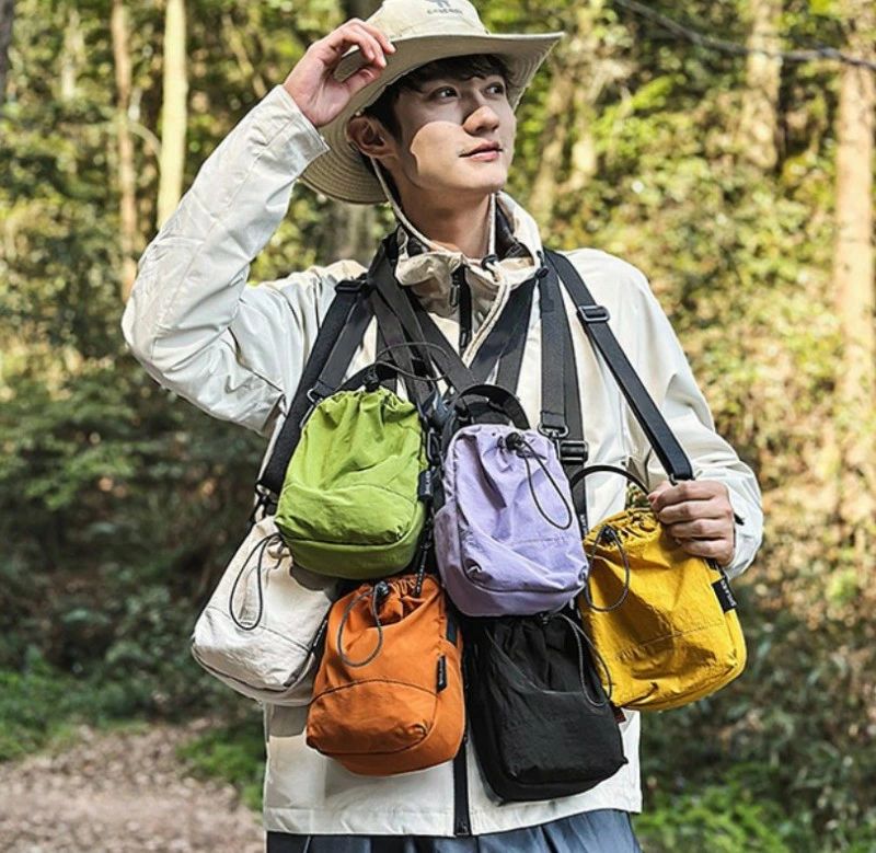 Other - 日系の潮流の運働のひもを引きます携帯電話のかばん軽くておしゃれな通勤屋外のレジャーの女性のかばんを斜めに掛ける