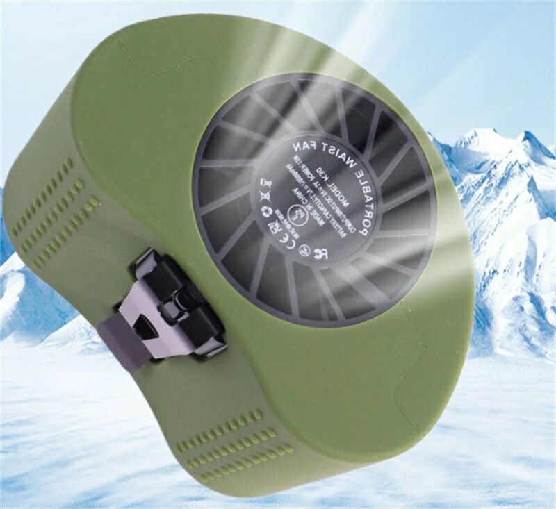 超強力 風量10段階調節 ベルトファン 10000mAh 大容量 首掛け扇風機 アウトドア 扇風機 強力 携帯扇風機 腰掛け扇風機