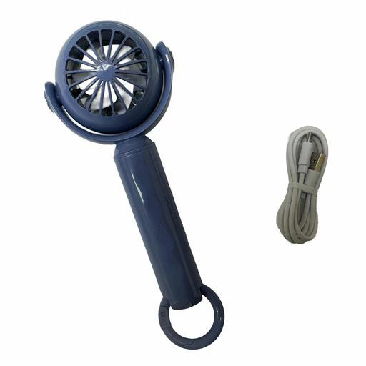 NO-NE.冷却プレートハンディファンブルー約W82.5xH185xD60MM603-1581