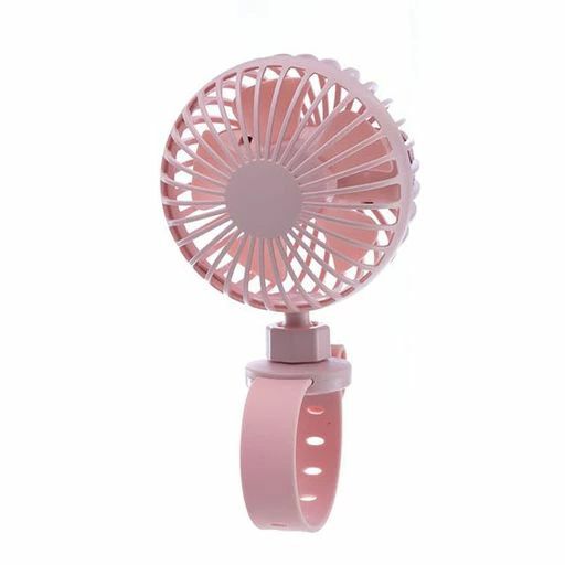 川住製作所サイクリングファンピンクKW-08PIベルトで固定する携帯扇風機