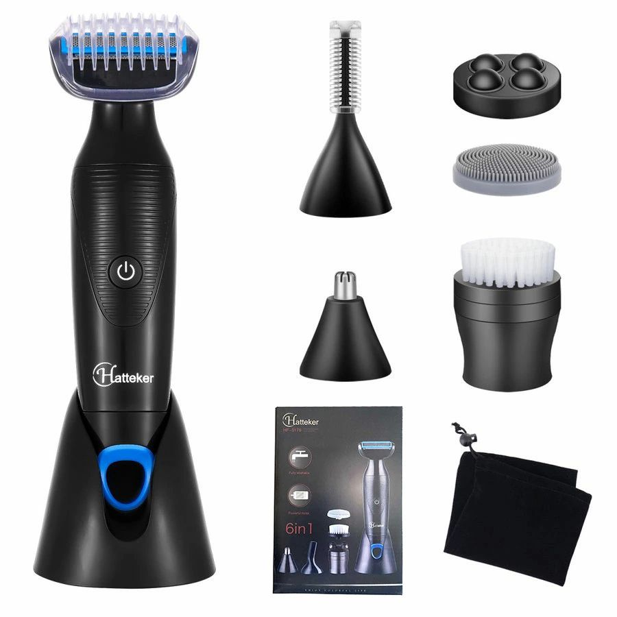 ボディシェーバー メンズ 5IN1シェーバー メンズ バリカン 男性用 ヒゲトリマー お風呂剃り可