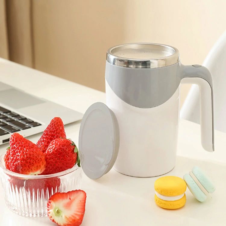 380ml USB充電可能 自動攪拌マグカップ お茶カップ ステンレス 2タイプ選べる