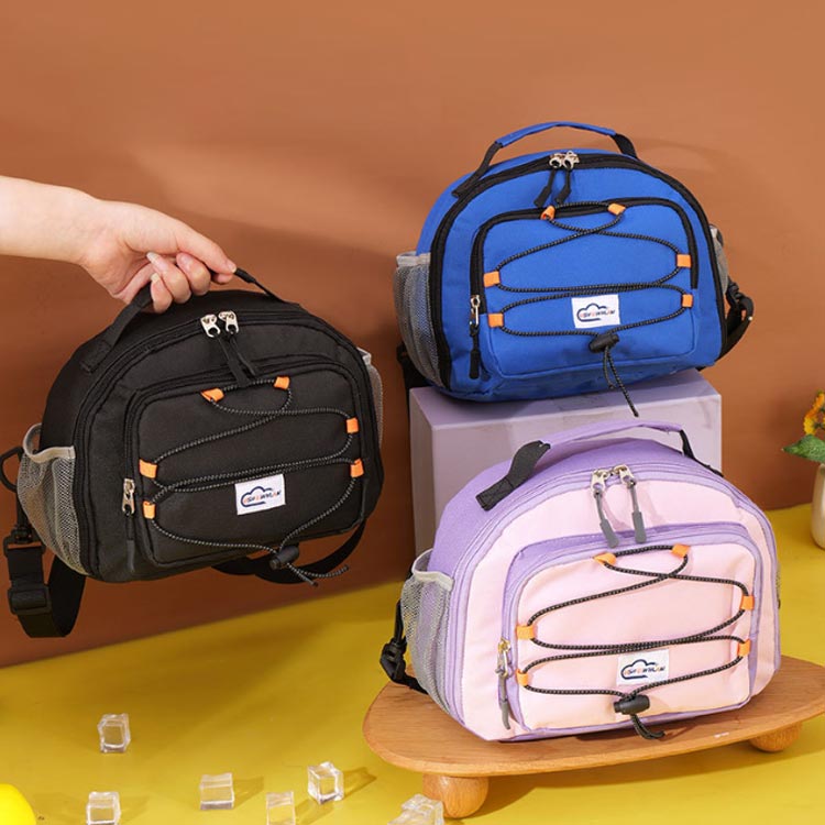 樂天商城 - ランチバッグ クーラーバッグ キッズ 2way 保冷 保冷バッグ 小さめ お弁当袋 保温 手持ち リュック 学生