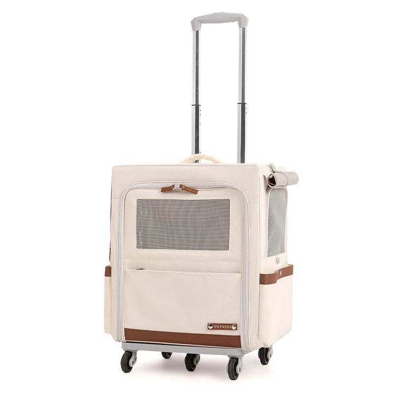 可愛い 旅行 避難用 災害 通院 お出かけ用 耐久性 通気性 広々空間 リュックサック 猫リュック 猫キャリー 猫キャリーバッグ ペットバッグ 小型犬用 猫 犬 耐荷重10kg 38cm*26cm*45cm 大容量 分離型 両用 ペットカート