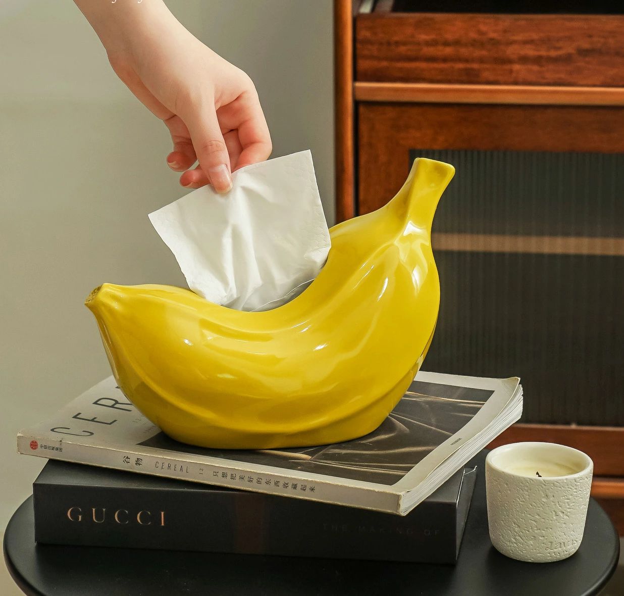 Garments Storage Implements - コンパクト 小さいサイズ 防水 お手入れ簡単 収納ペーパータオル シンプル インテリア 家 ホテル用 (ティッシュボックス)