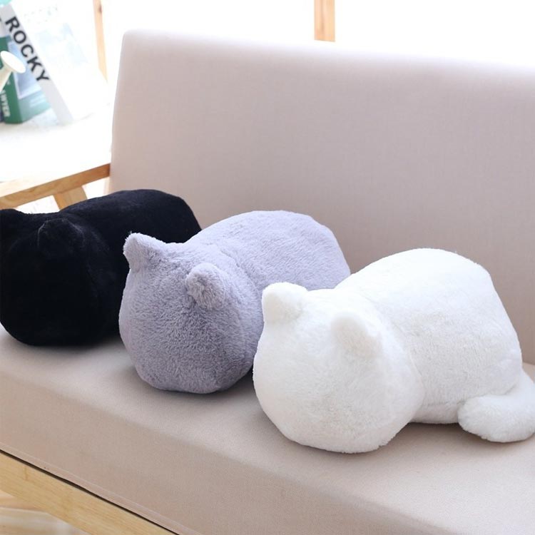 クッション 猫 抱き枕 ぬいぐるみ キャット ギフト もこもこ ねこクッション ふわふわクッション ネコ [2]
