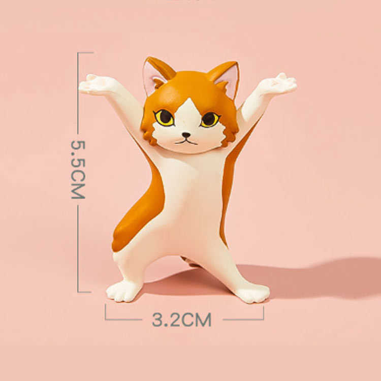ぺんおき ぺんおき 猫の置物 モデル 猫のペン立て かわいい モデル ペンホルダー ペン立て [3]