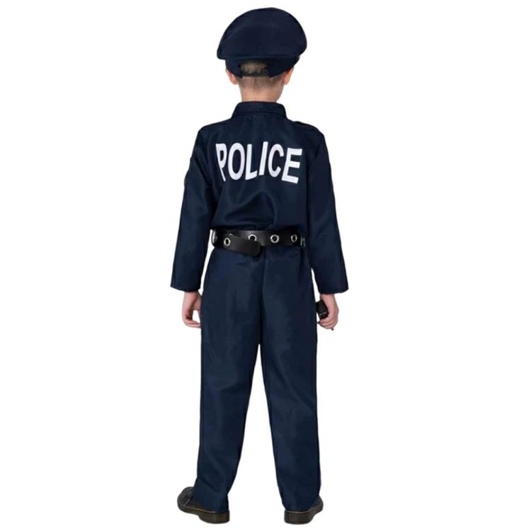 Disfraz Niños Niños Regalo Guardería Niños Policía Halloween Policía Niños Niños [11pcs Set] Sombrero de Navidad — vista 3