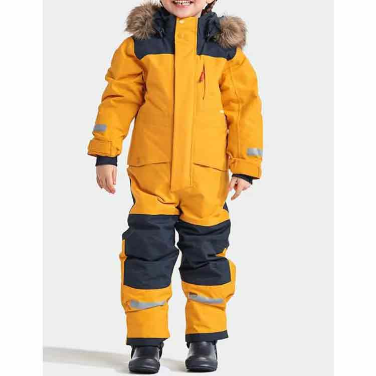 防寒 キッズスキーウエア ジャンプスーツ 女の子 スキーウエア 男の子 つなぎ アウター 雪遊び ワンピース スケート 2