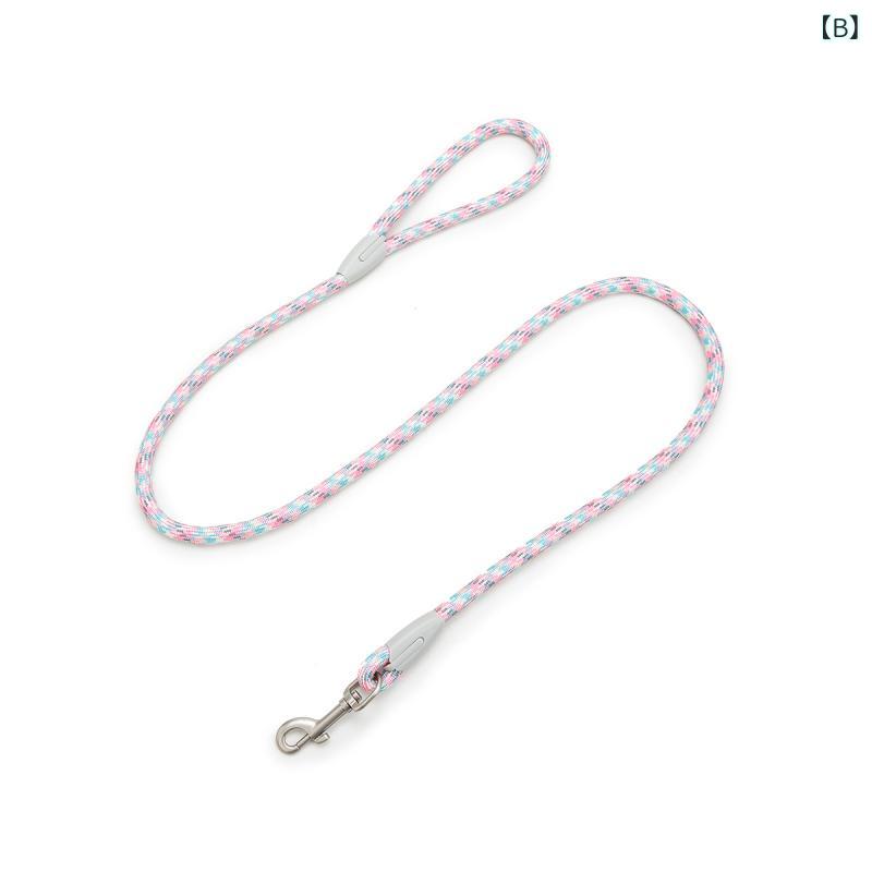 ペット用 首輪 犬 防爆 衝撃吸収 反射 胴輪 犬用 牽引ロープ 夜間 四季 ペット用品 リード ナイロン 3