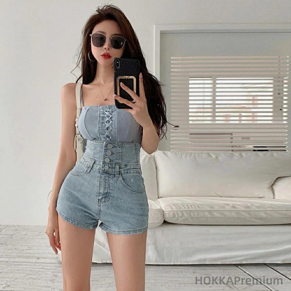 樂天商城 - レディース ホットパンツ 春夏 着やせ オシャレ 韓国風 デニム短パン スリム セクシー タイト