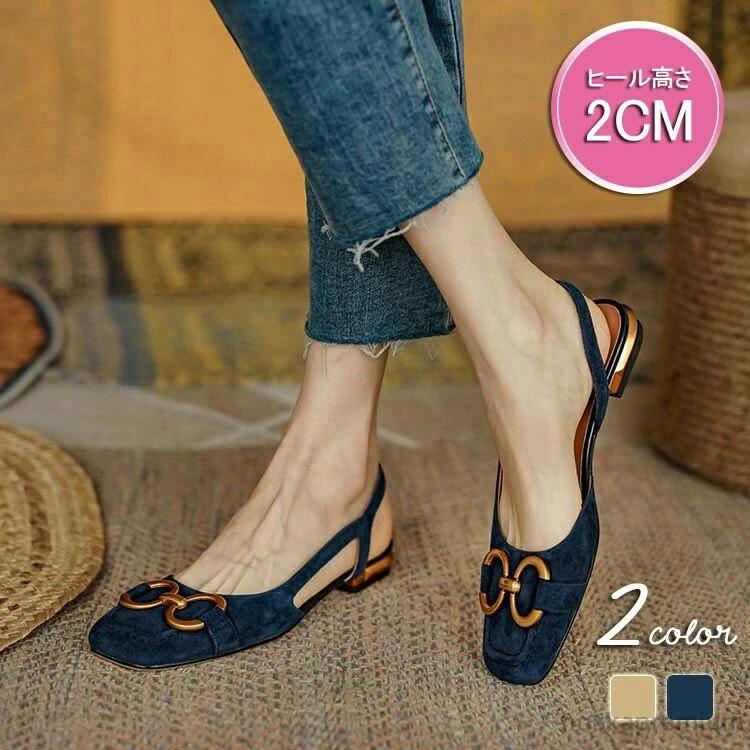 春夏 パンプス ポインテッドトゥサンダル フラットシューズ 美脚 履きやすい 痛くない 靴 レディースシ..