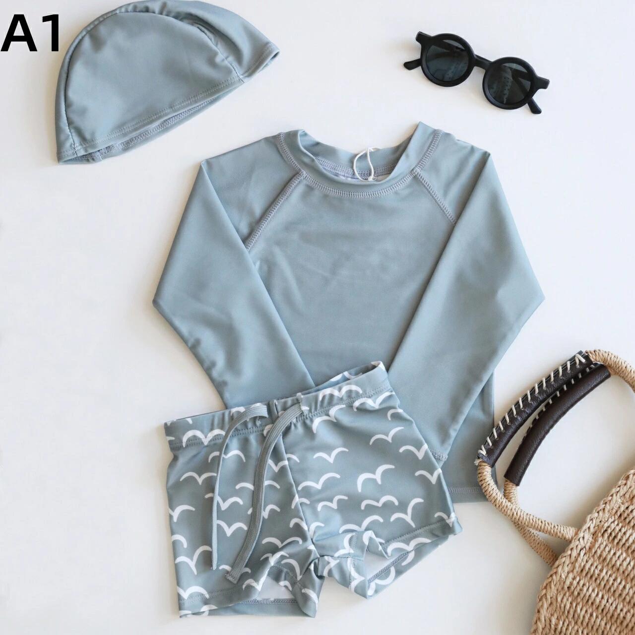 水着 みずぎ 男の子 記念写真 海辺 長袖 可愛い 150 140 110 男児 プール 100 学生 みずぎ スイムウェア 90 パンツ