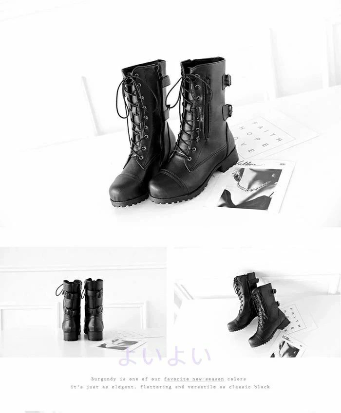 幅広 女の子 歩きやすい 厚底 袴 ローヒール 女子高生 メンズ 秋 レースアップブーツ ブーツ 小学生