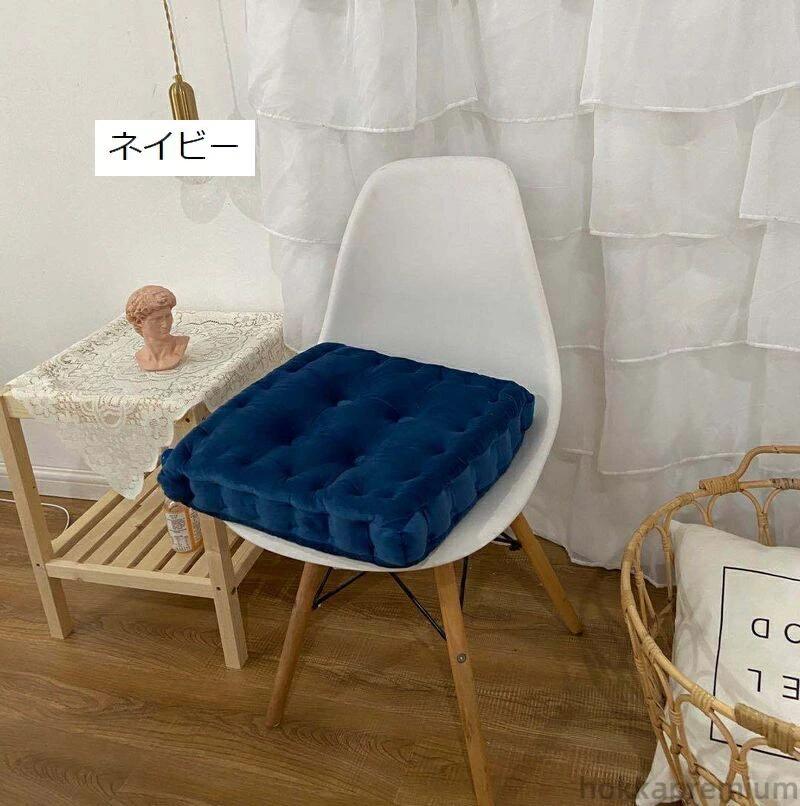 ベルベット調 ベロア調 インテリア雑貨 40cm 正方形 四角 クッキークッション 座布団 スクエア(3.0)