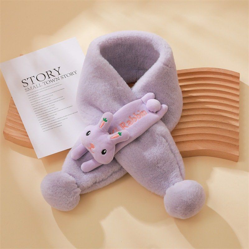 マフラー ふわふわ こども キッズ 可愛い 女の子 スヌード もこもこ 男の子 バイカラー 子供