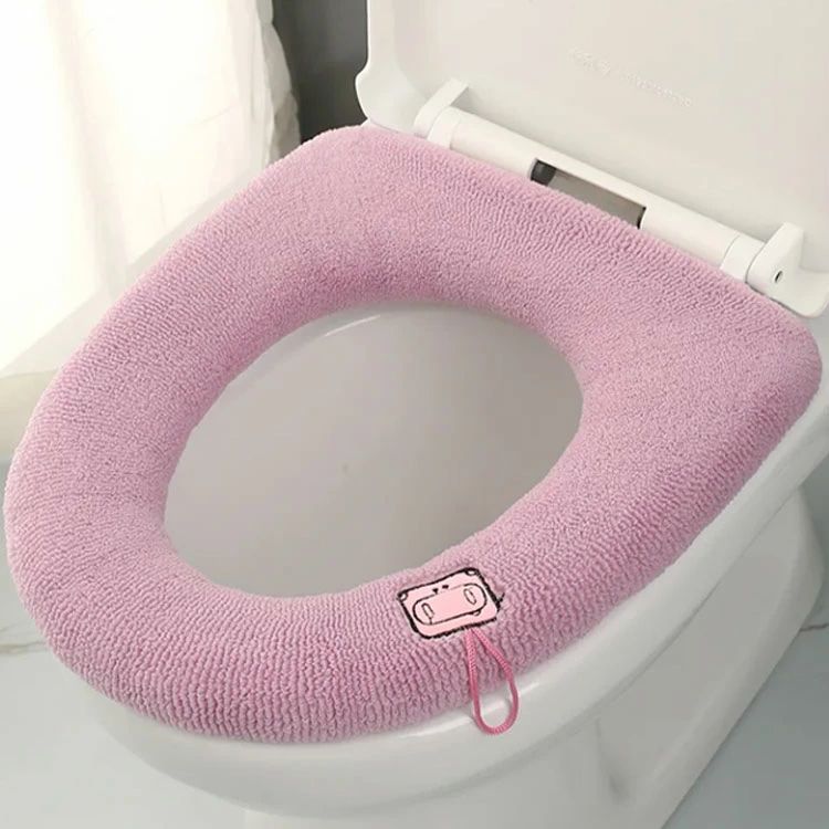 家庭用 ズレない 防臭 トイレ用品 2枚セット 洗える 伸縮性 防寒 柔らかい 通用型 ...