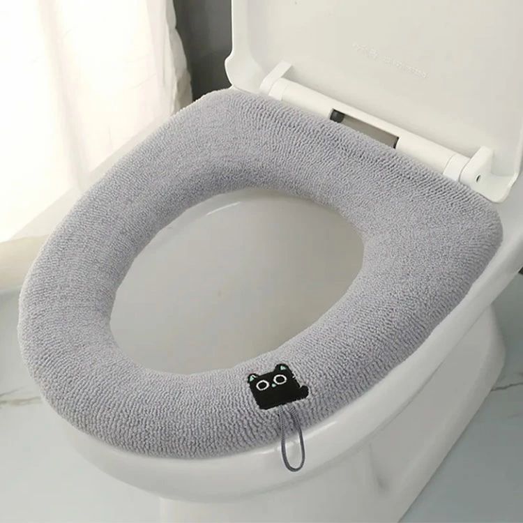 家庭用 ズレない 防臭 トイレ用品 2枚セット 洗える 伸縮性 防寒 柔らかい 通用型 ...