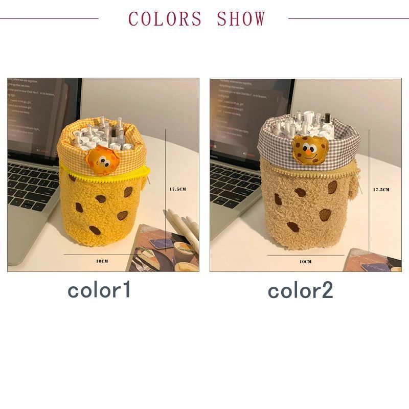 学生用 ファスナー 癒し ペンケース 小物入れ 文具ポーチ ペン袋 筆入れ 事務用品 大人プレゼント 子供 送料無料 小物収納 ペンケース ギフト クッキー 筆立て 化粧ポーチ ペンスタンド ふわふわ おしゃれ 文房具バッグ 可愛い 大容量 ペン立て storeishimaru-10051738 ストア石丸 サンプル画像2