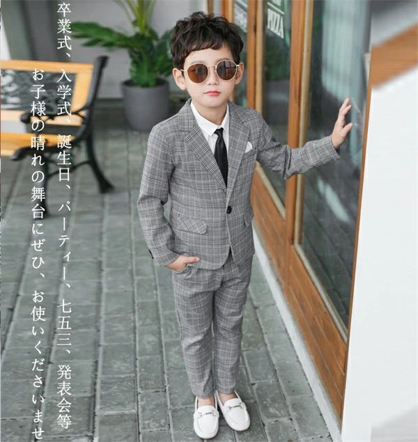 100cm スーツ 子供スーツ 子供スーツ 130cm 90cm 4点セット 120cm キッズ 長袖 男の子 140cm 3