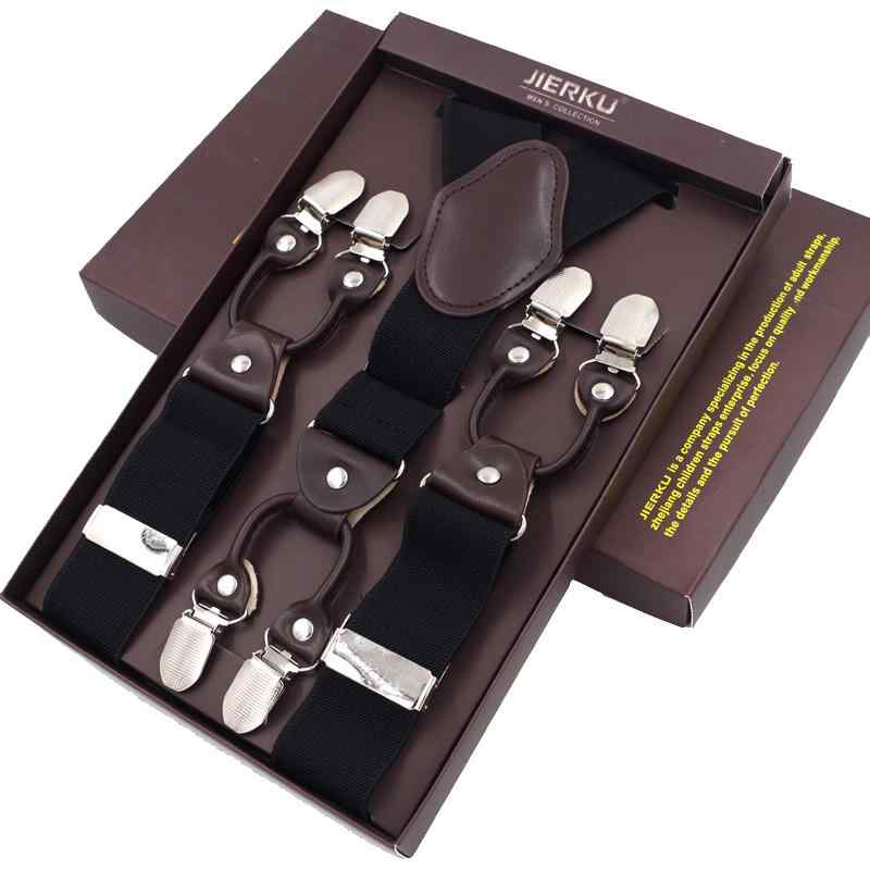 スラックス スーツ フォーマル 結婚式 大きいサイズ シニア メンズ用 ズボン吊り 強力クリップ 6点留め 英国風 メンズ