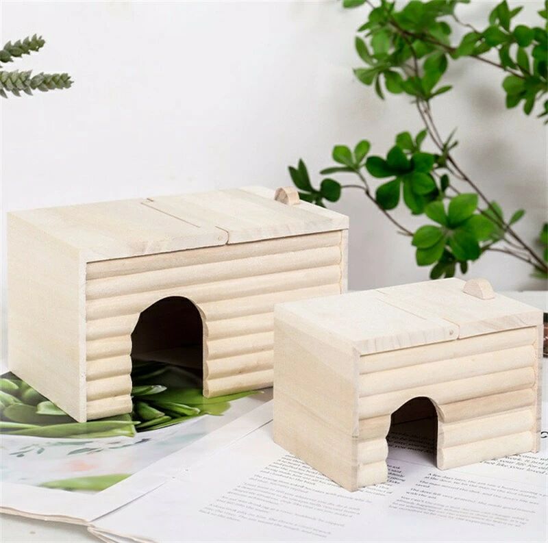 巣 寝ている 小屋 隠れ家 動物 掃除しやすい おしゃれ 木製 小屋 隠れ家 ハウス