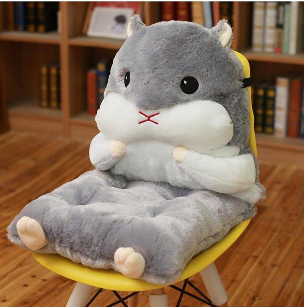 プレゼント ギフト 子供部屋 オフィス かわいい ふわふわ 抱き枕 座布団 椅子 クッション ぬいぐるみシート 分離可能 ハムスター