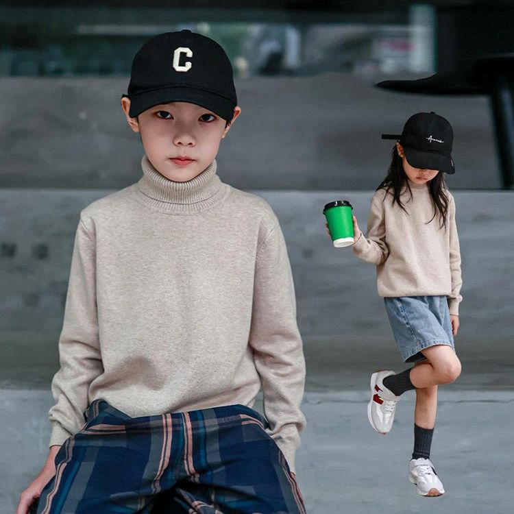 無地 カッコイイ 女の子 カーキ ブラック 170 160 150 140 130 120 普段着 ギフト お誕生日 プレゼント カジュアル 重ね着 冬